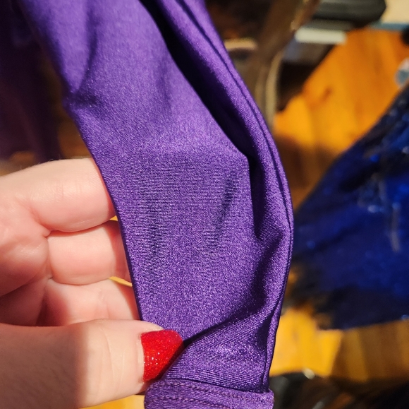 Vintage 70's SKINS BY RGB one size purple - Picture 3 of 4